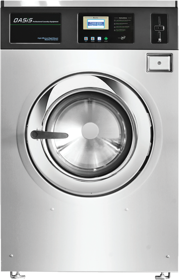 A Close-up Of A Washing Machine