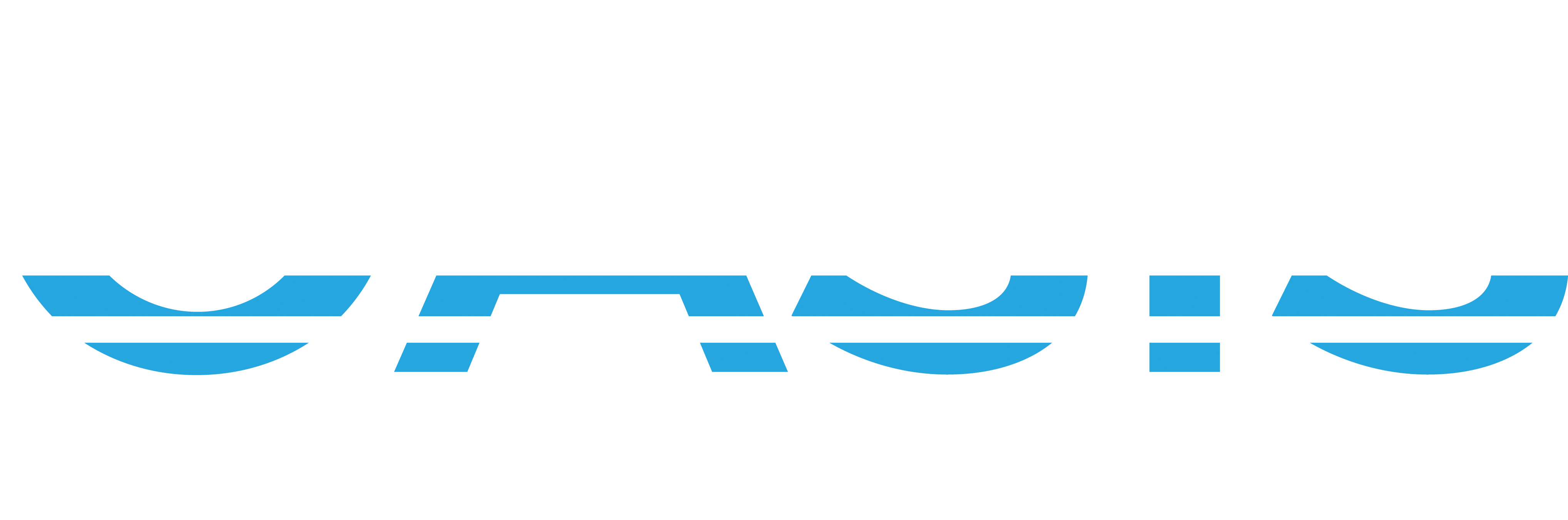 A White And Blue Logo