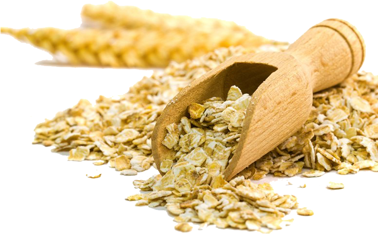 A Wooden Scoop With Oats