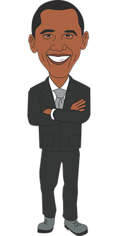 A Cartoon Of A Man Wearing A Suit And Tie