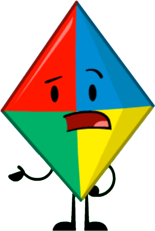 A Cartoon Of A Colorful Diamond