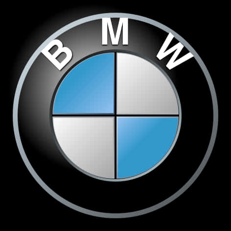 Official Bmw Logo With Black Glow