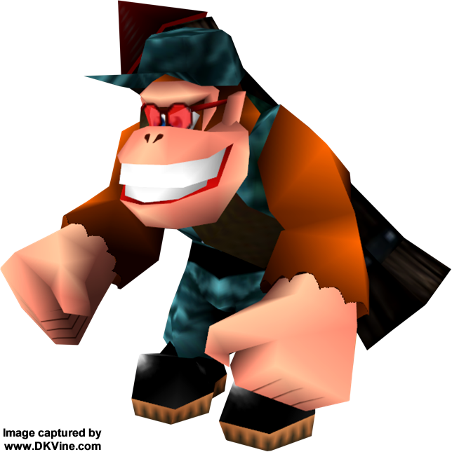 Oh No, Funky, You Don't Look Like A Twat In That Gear - Funky Kong 64, Hd Png Download