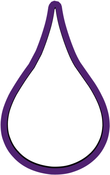A Purple Drop Of Water