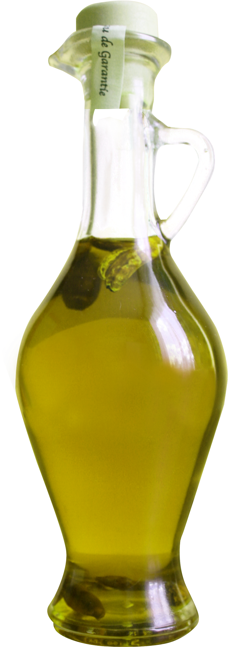 A Glass Jug With A Yellow Liquid
