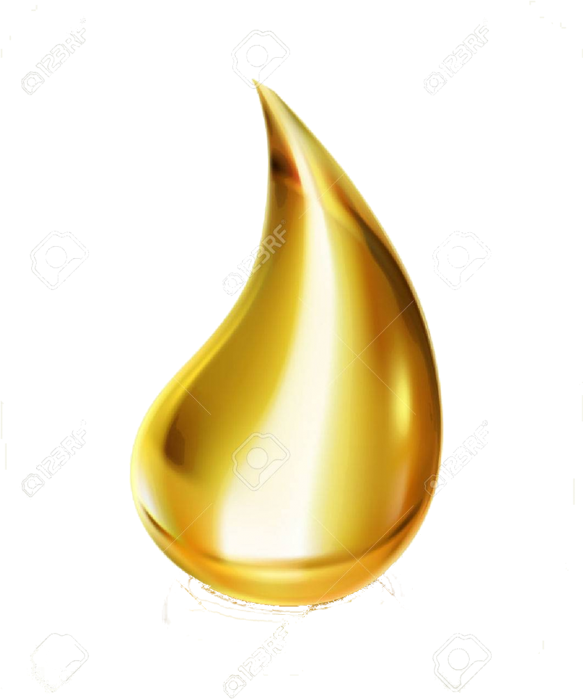 A Gold Drop Of Oil