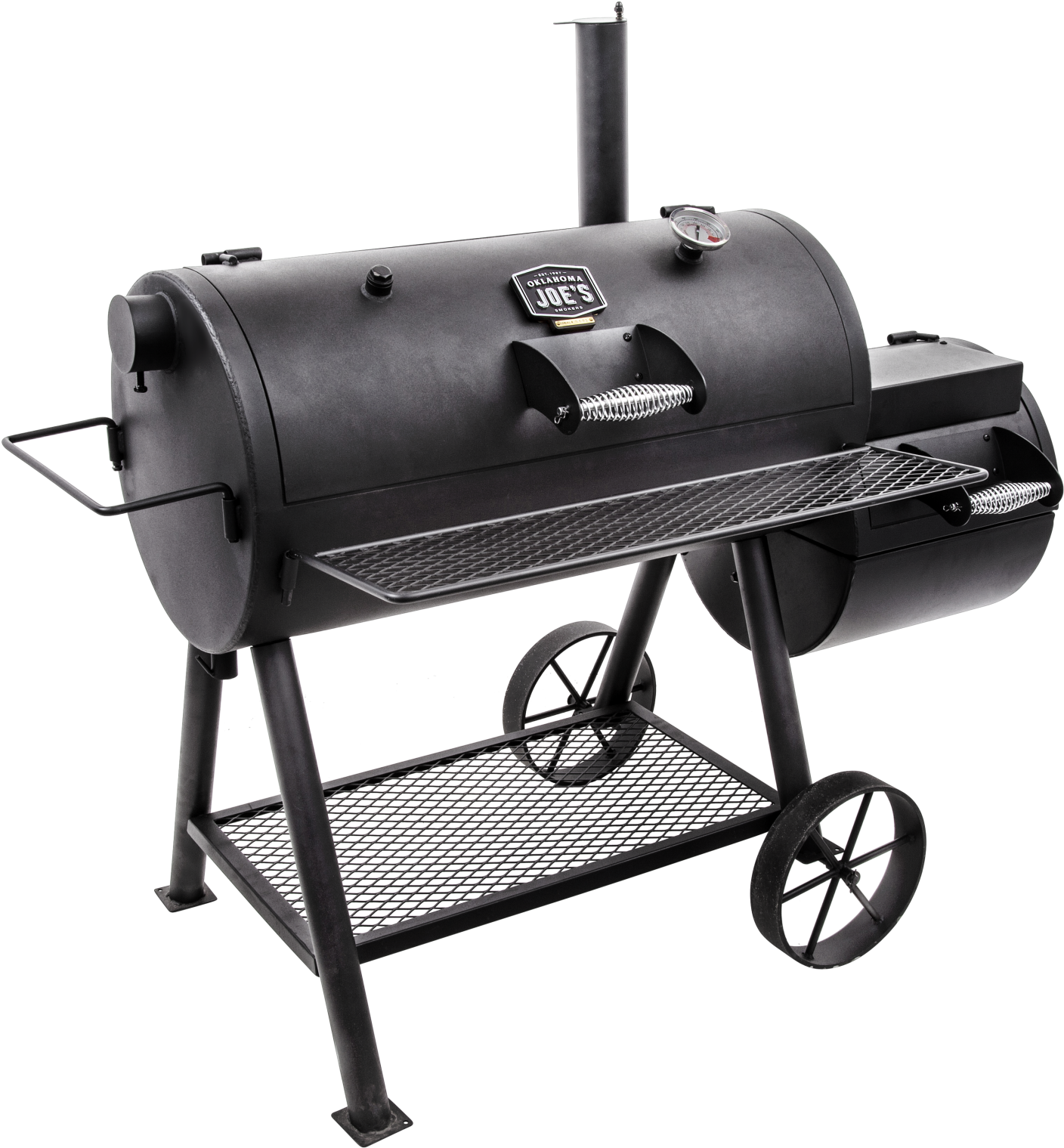 A Black Barbecue Grill With A Black Background