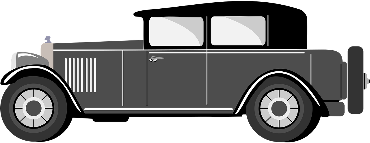 A Grey Car With White Trim