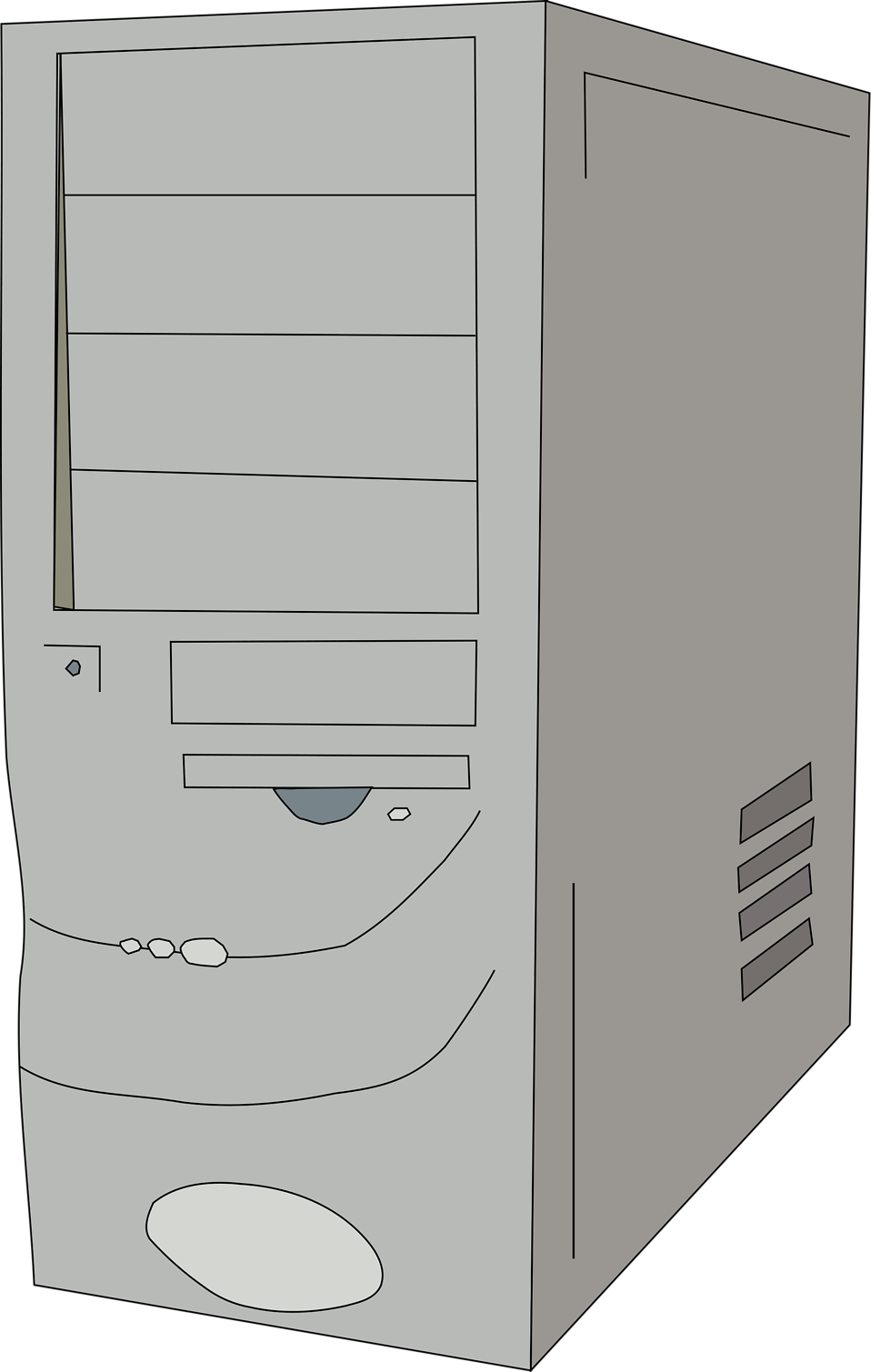 Old Computer Png 958 X 1509
