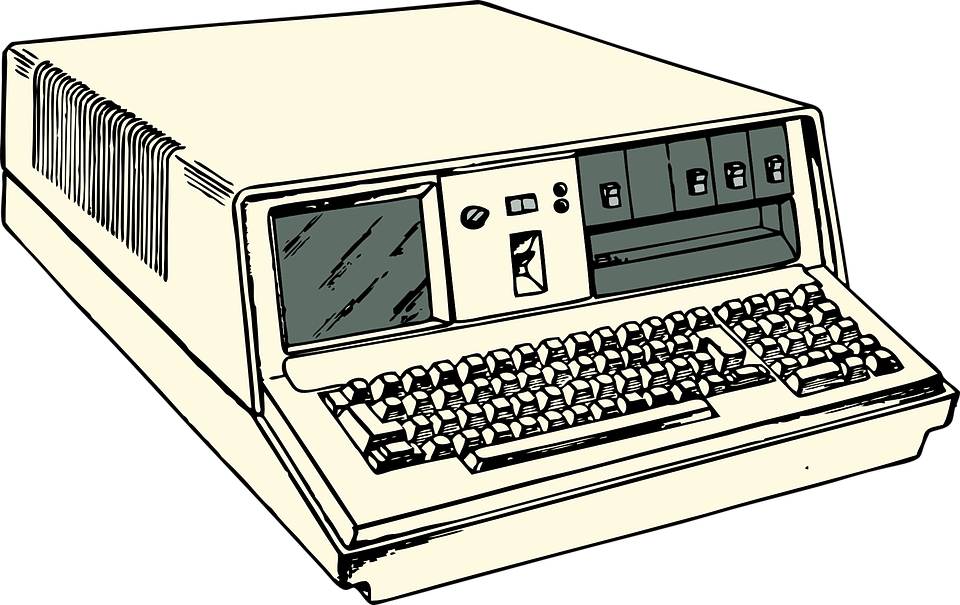 A Computer With A Keyboard