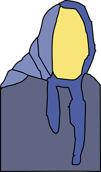 A Cartoon Of A Blue And Yellow Animal