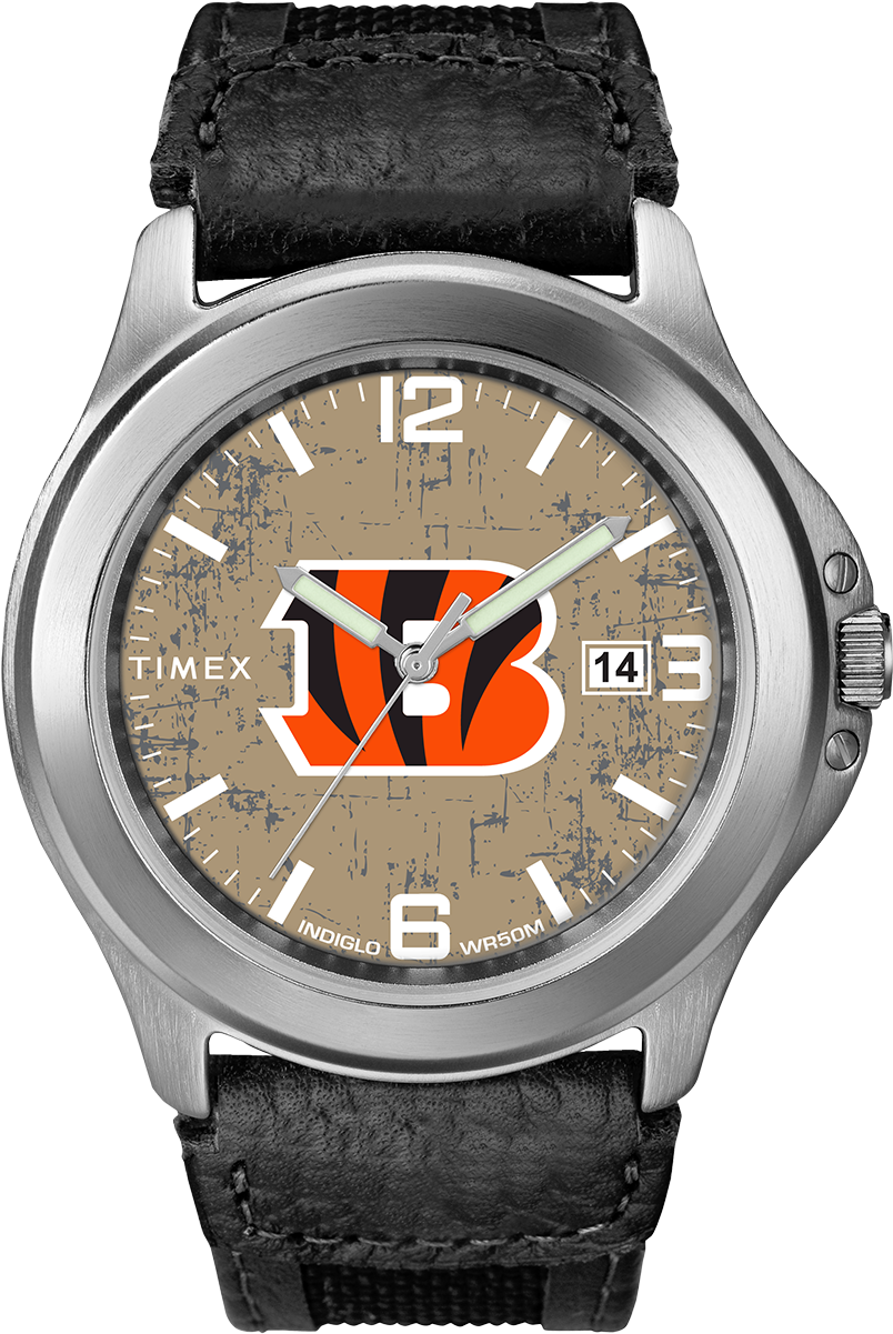 Old School Cincinnati Bengals Large - Mlb Yankees Timex Watches, Hd Png Download