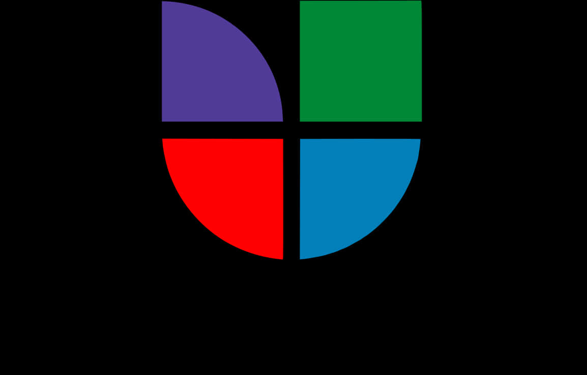 A Colorful Logo On A Black Background