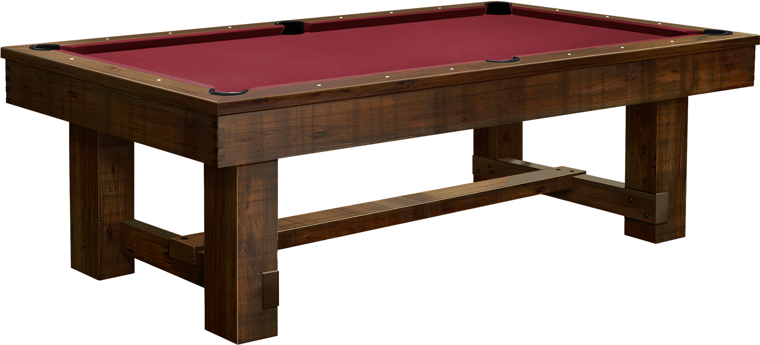 Olhausen Breckenridge Pool Tables & Accessories In - Industrial Pool Table With Green Felt, Hd Png Download