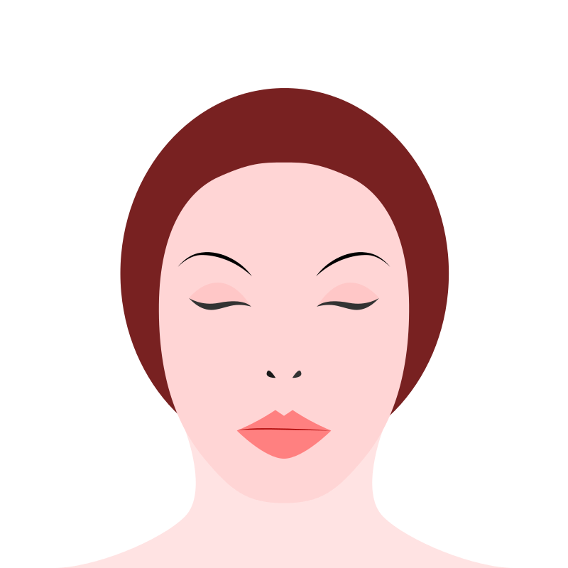 A Woman With Closed Eyes