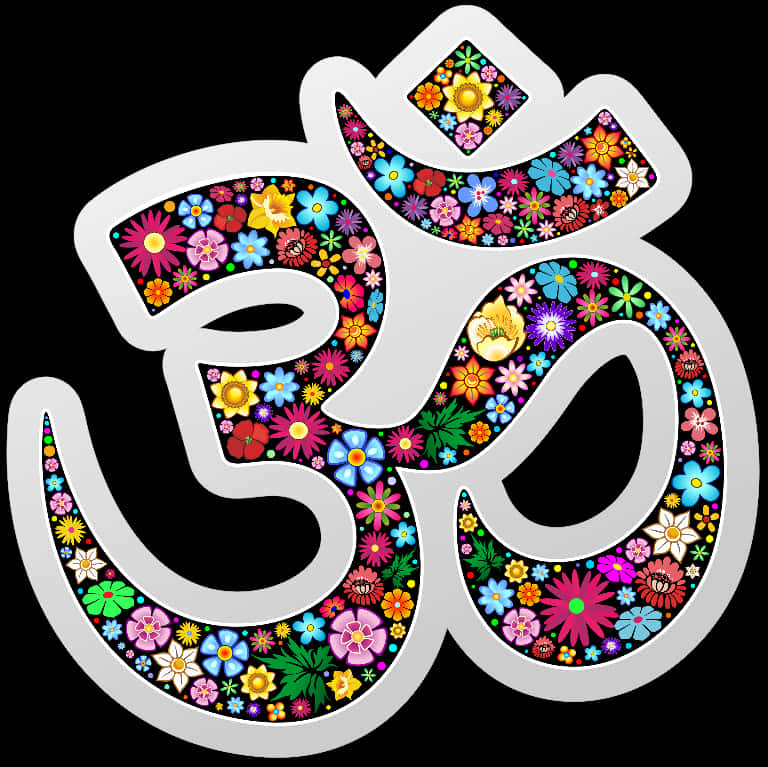 A Colorful Flowered Symbol