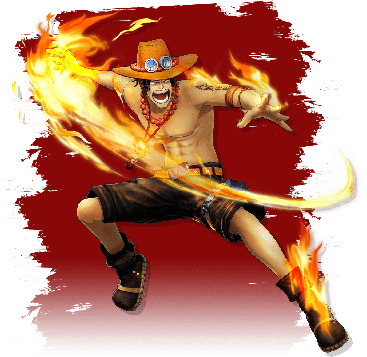 A Cartoon Of A Man In A Hat And Glasses With Flames Coming Out Of His Arms