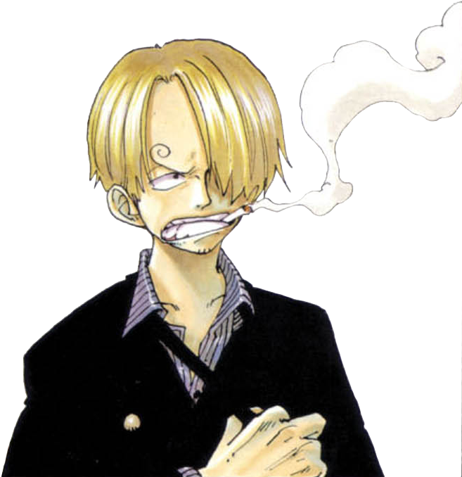 A Cartoon Of A Man Smoking