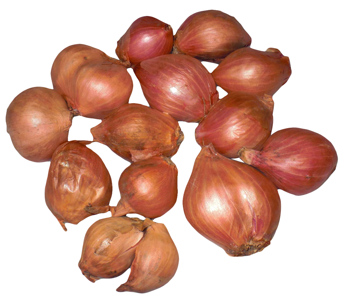 A Group Of Onions On A Black Background
