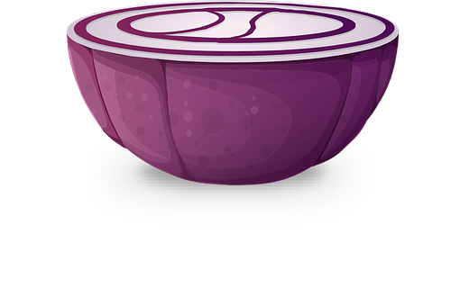 A Purple Bowl With A White Lid
