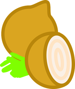 A Cartoon Of A Onion