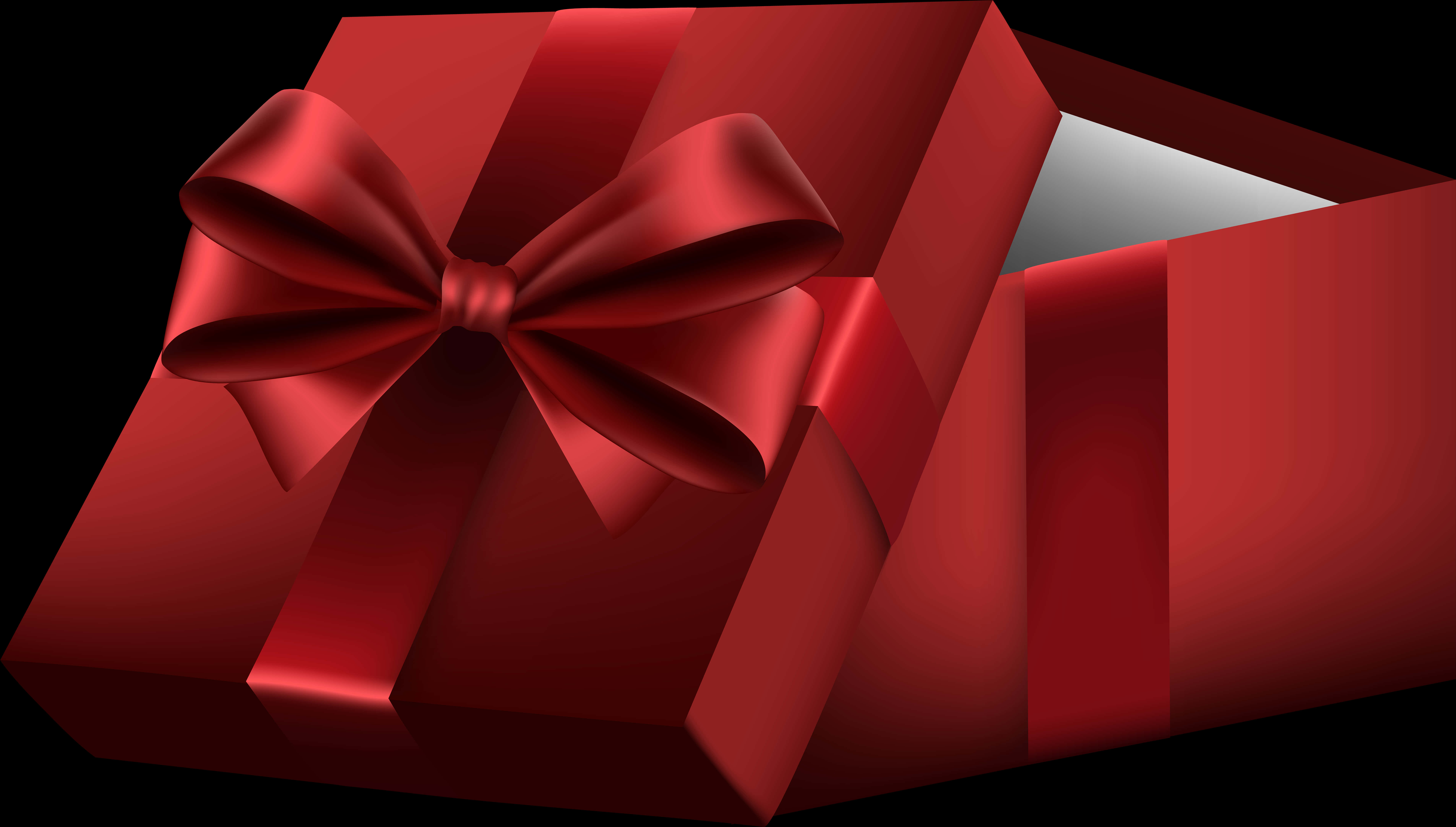 A Red Box With A Bow