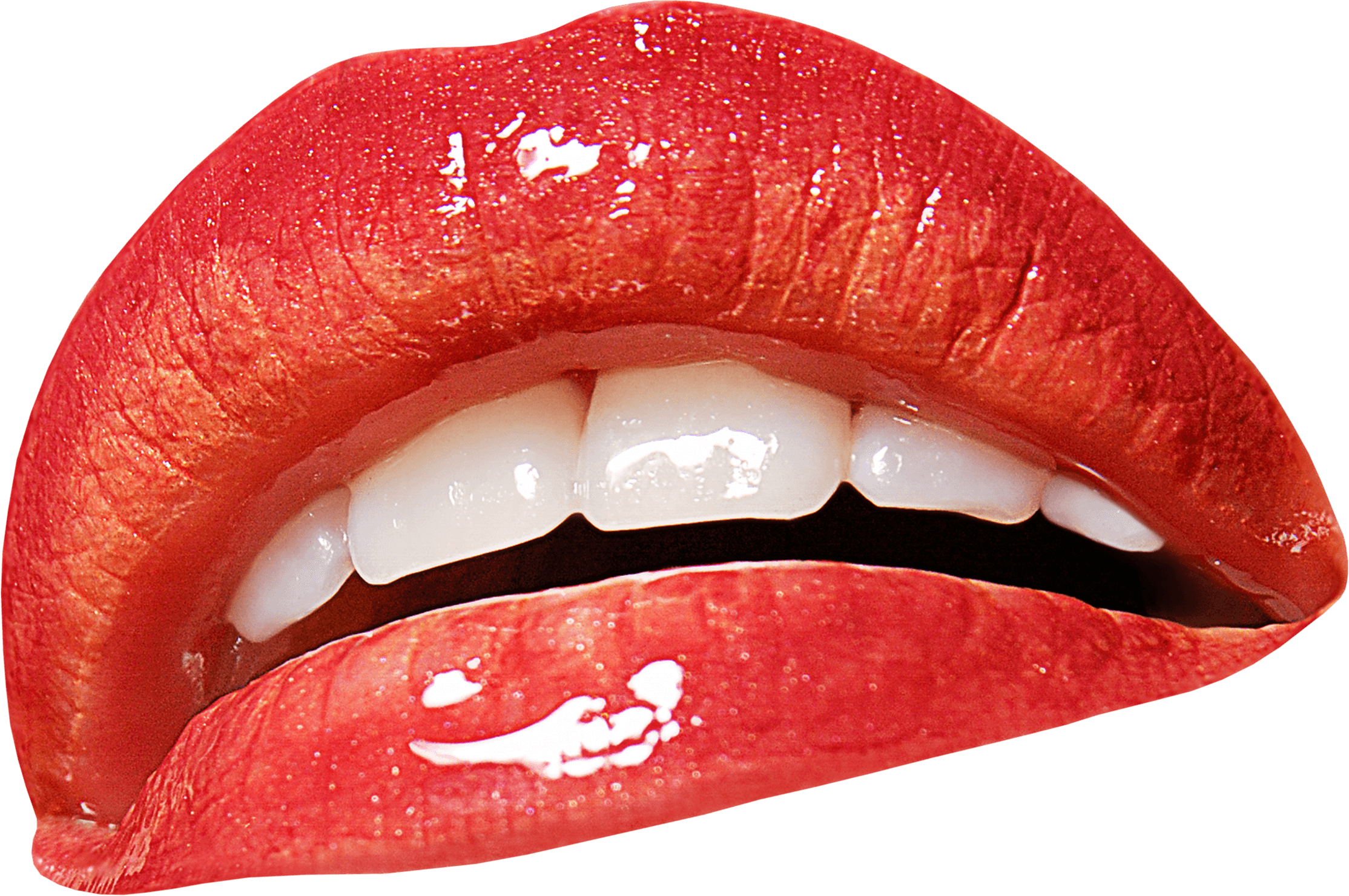 A Close Up Of A Woman's Lips