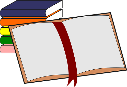 A Book With A Red Ribbon