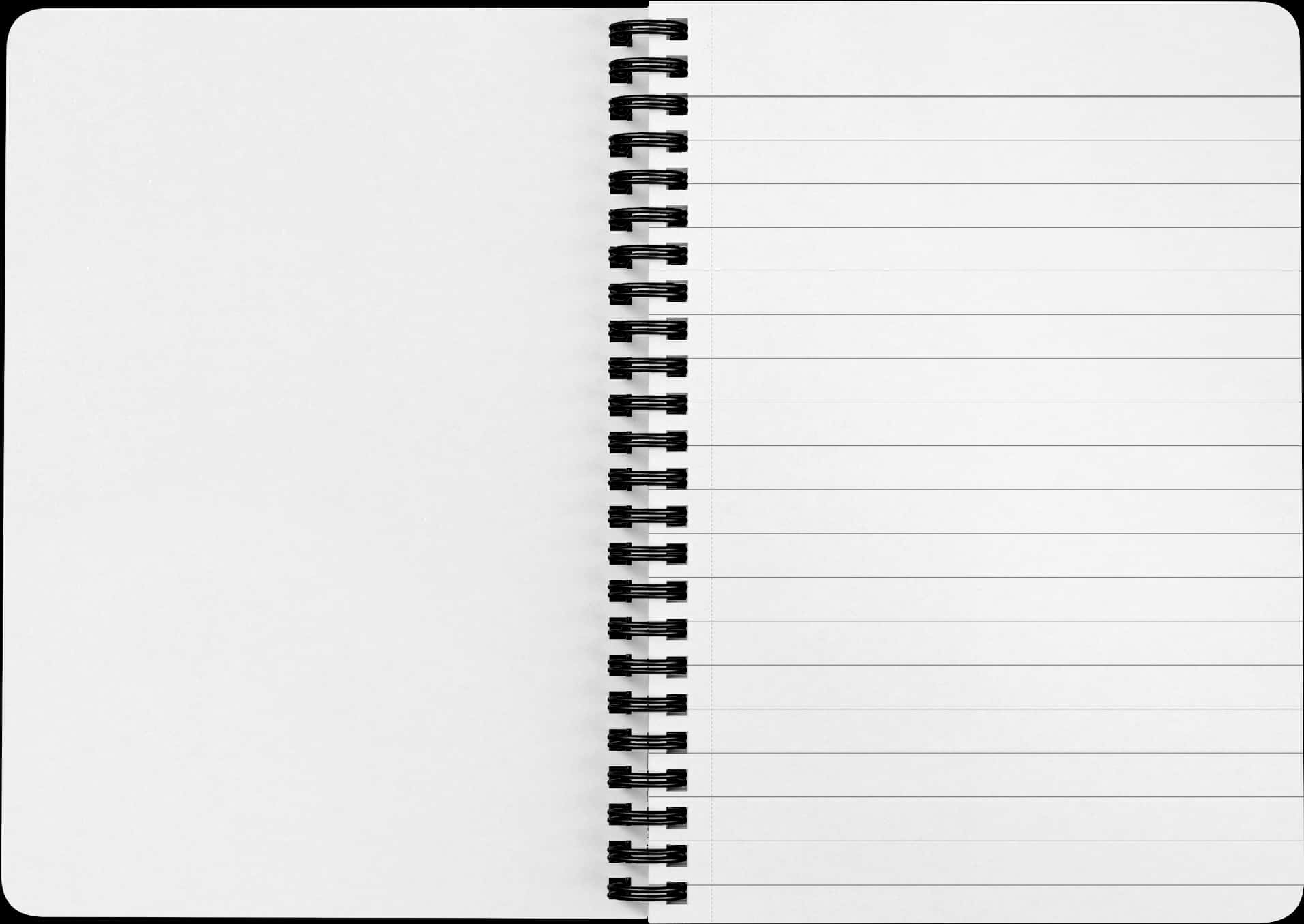 Blank Page Of A Notebook