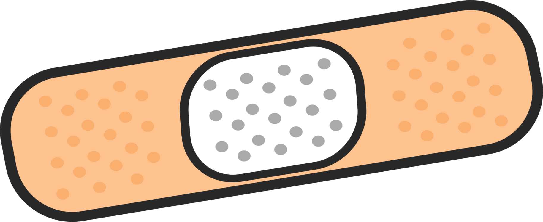 Orange,line,rectangle - Band Aid Clipart Png, Transparent Png