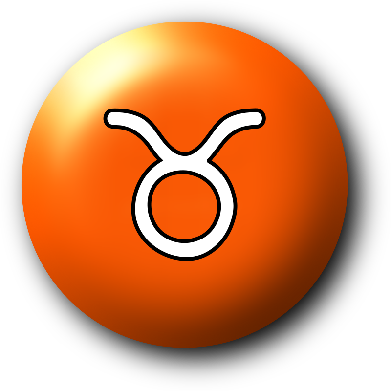 A Orange Ball With A White Symbol On It
