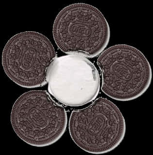 A Group Of Cookies In A Flower Shape