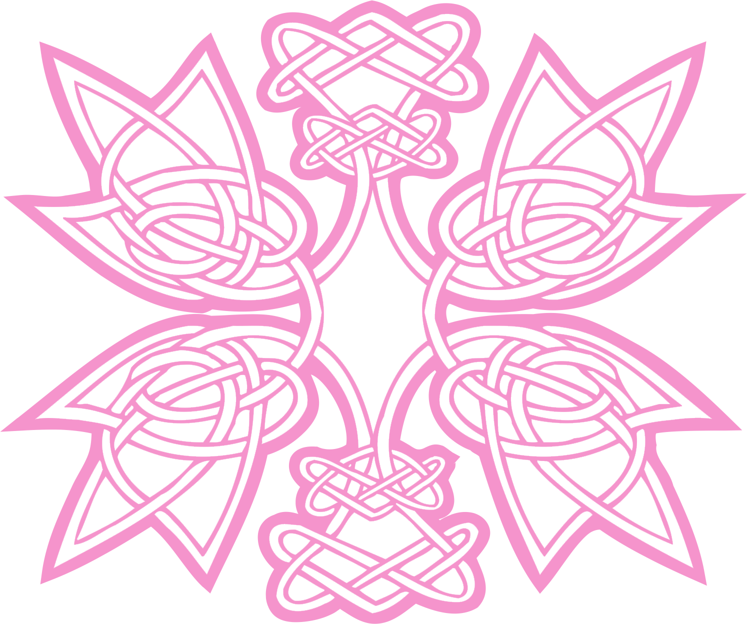 A Black And Pink Design