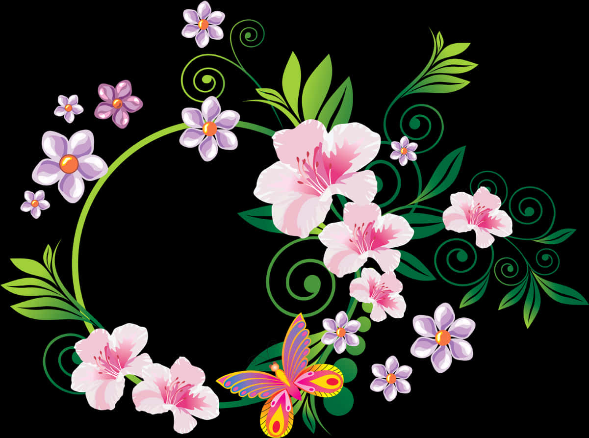 Ornamental Clipart Floral - Ornament Floral Png, Transparent Png