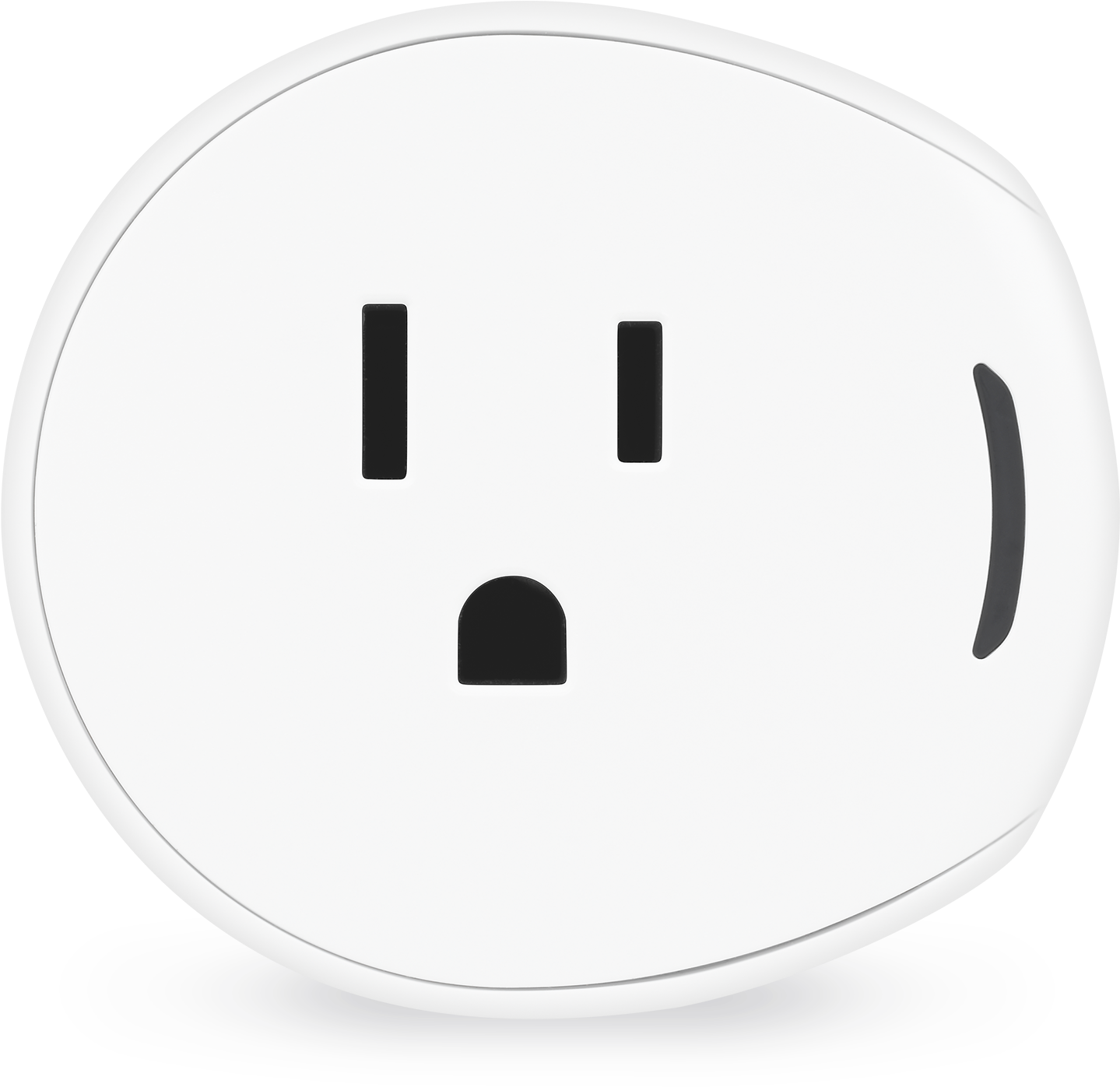 A White Outlet With A Face