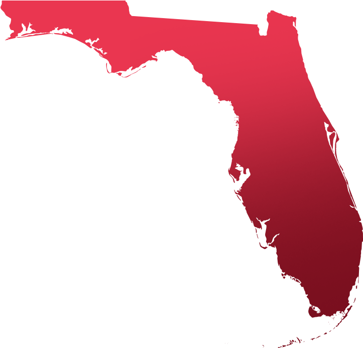 Outline Of Florida - Map Of Florida, Hd Png Download