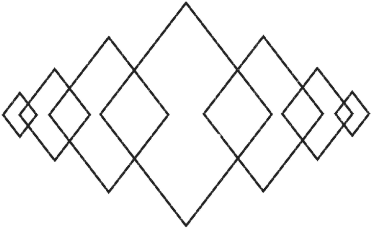 A Black And White Diamond Pattern