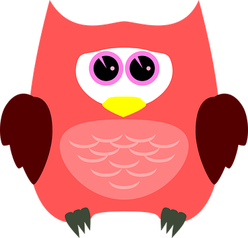 A Cartoon Of An Owl
