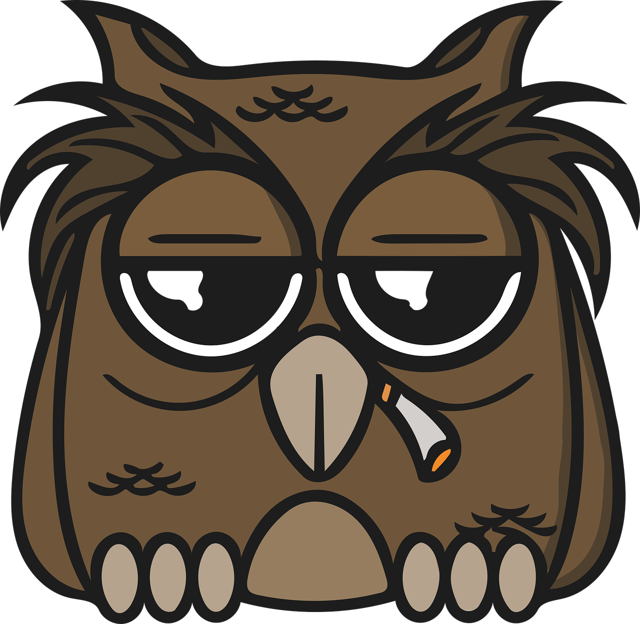 Owls Png 1280 X 1247