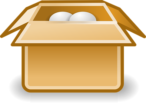 A Box With Eggs Inside