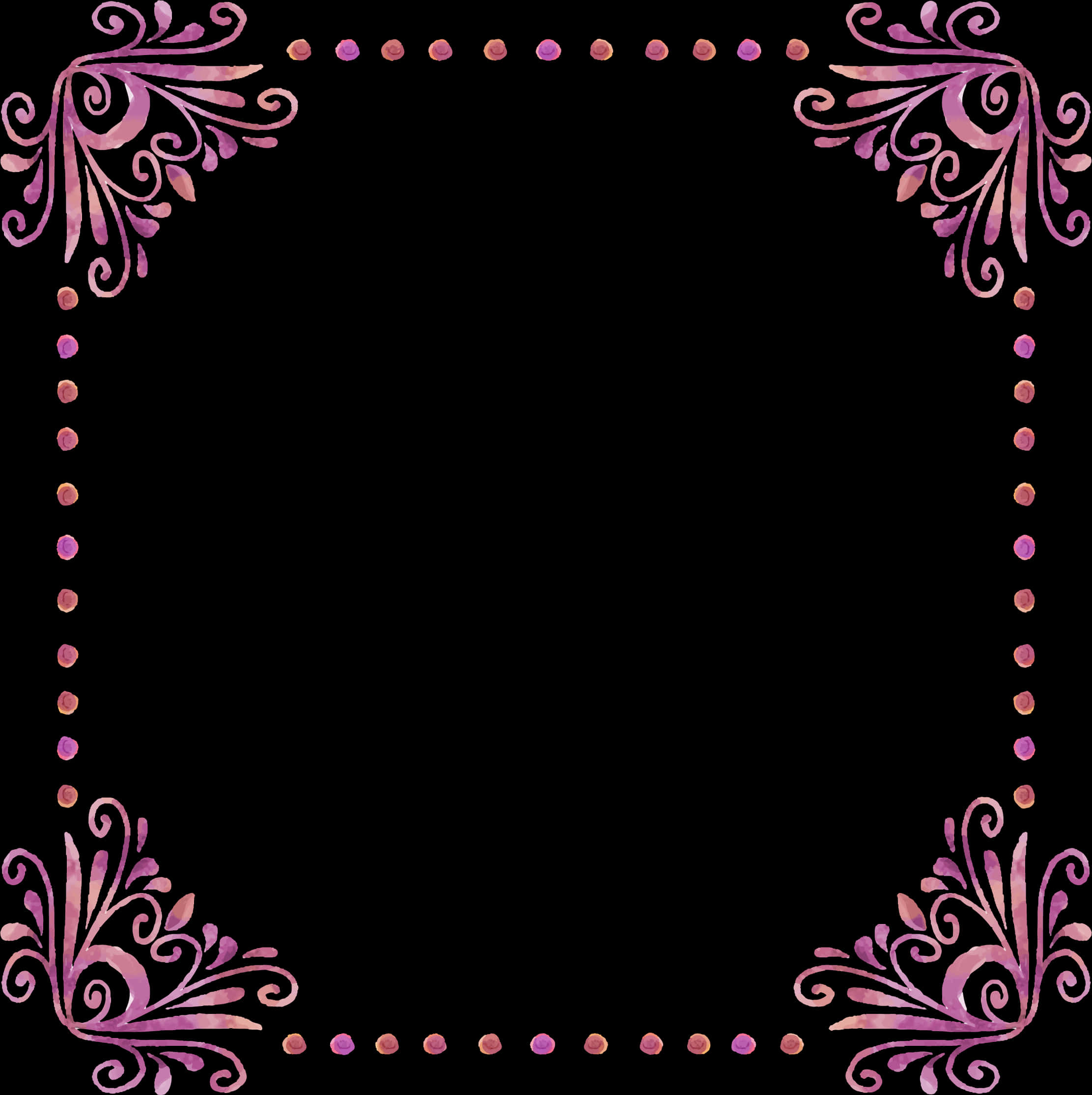 Pink Page Border