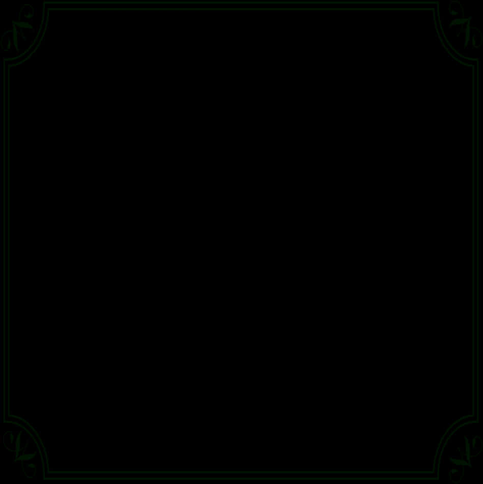 A Black Background With Green Border