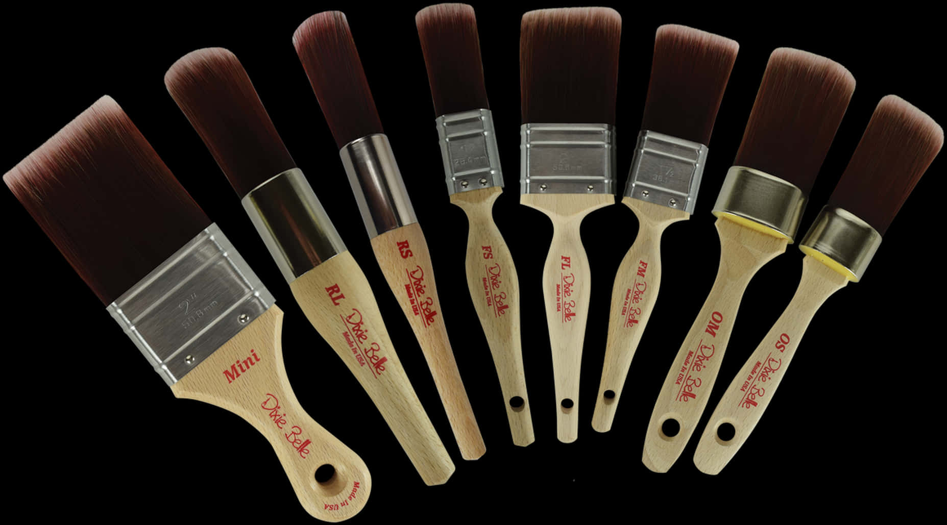 A Group Of Paint Brushes