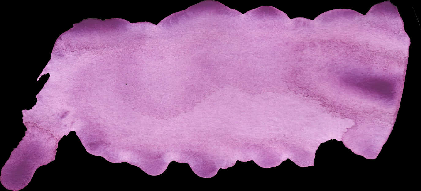 A Purple Blob Of Paint
