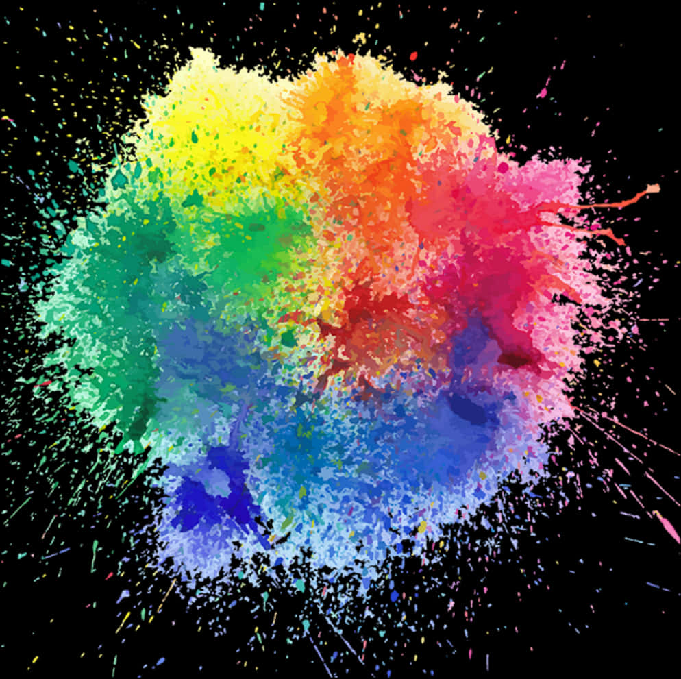 A Colorful Explosion Of Paint