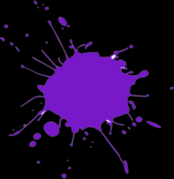 A Purple Blot On A Black Background