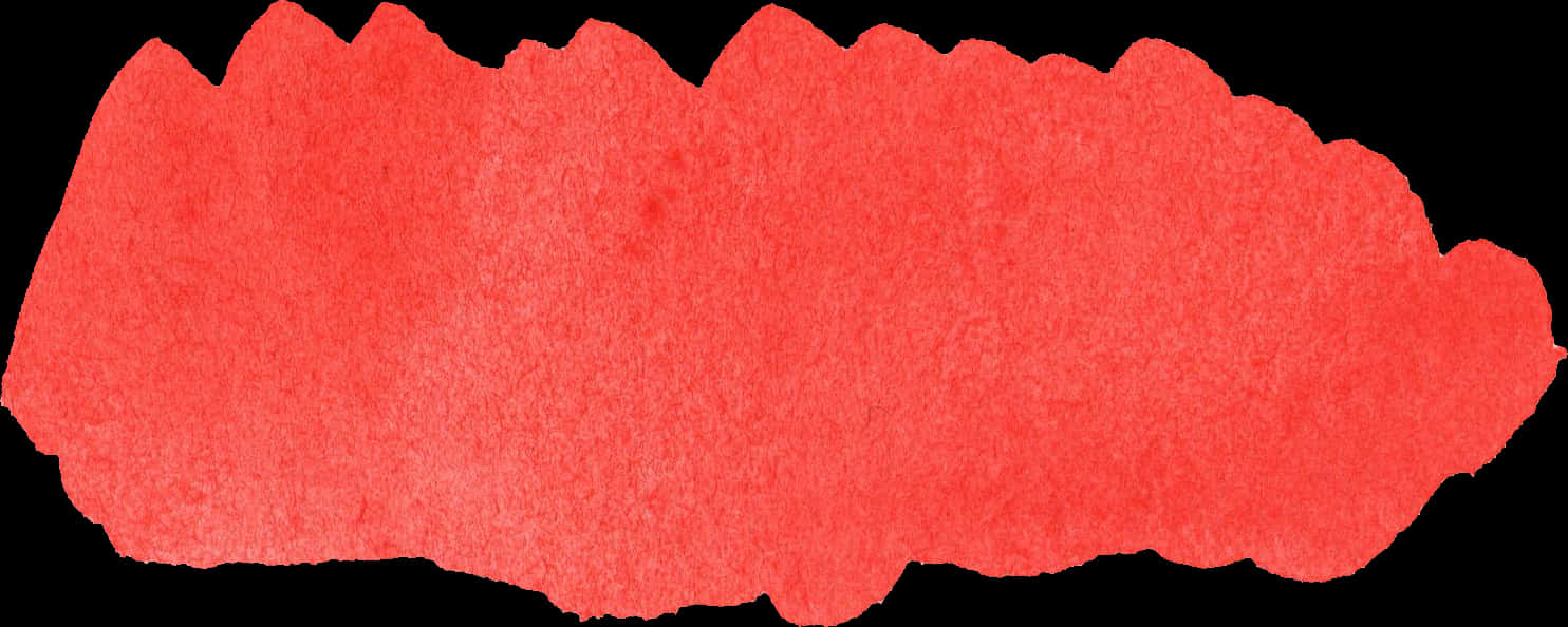 A Red Paint On A Black Background