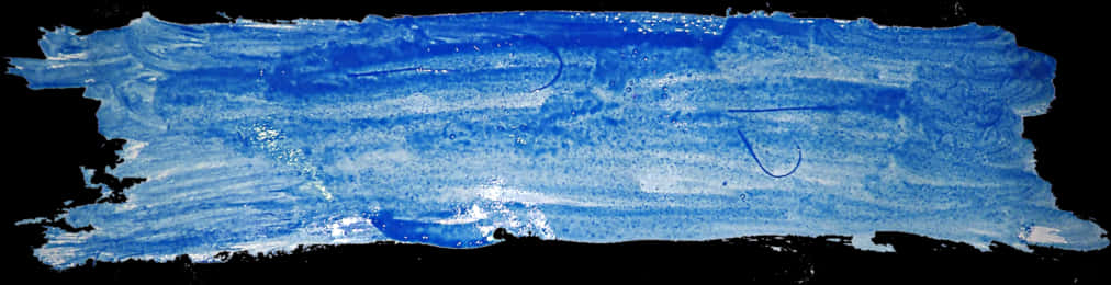 A Blue And White Paint