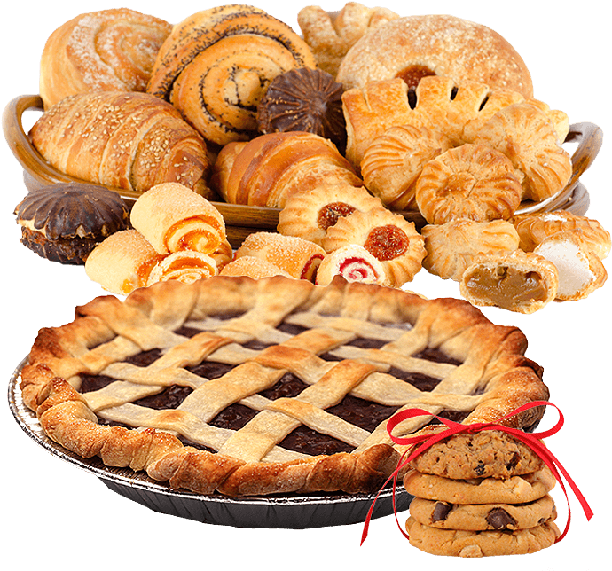 A Group Of Pastries And Cookies