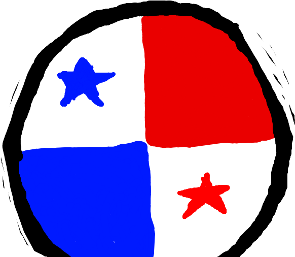 A Circle With Red White And Blue Squares And Stars
